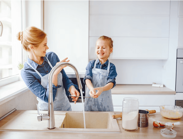A modern Irish kitchen served by a Keystone Water system